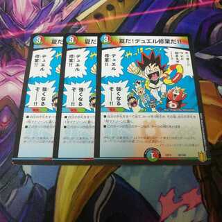 夏だ!デュエル修業だ!!　3枚