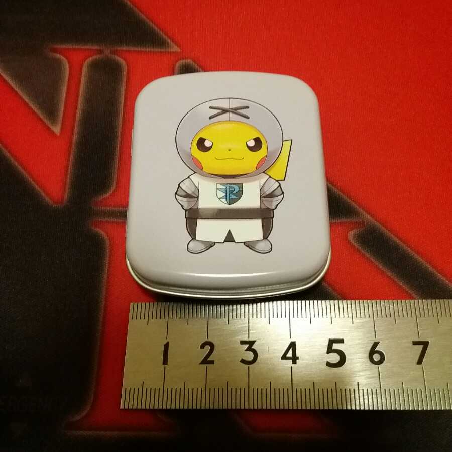 団員ごっこピカチュウ プラズマ団 缶ケース