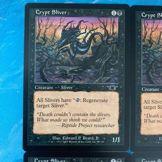 ♤MTG 墓所スリヴァー 4枚　 4枚