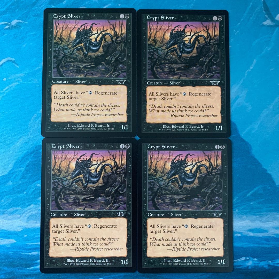 ♤MTG 墓所スリヴァー 4枚　 4枚