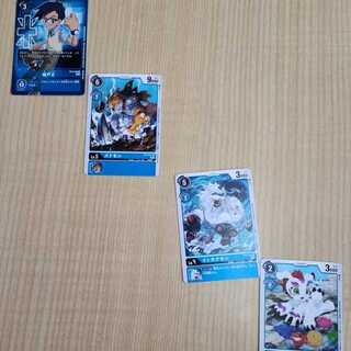 プロモ　城戸丈　ズドモン　イッカクモン　ゴマモン　4枚セット　デジモン 4枚