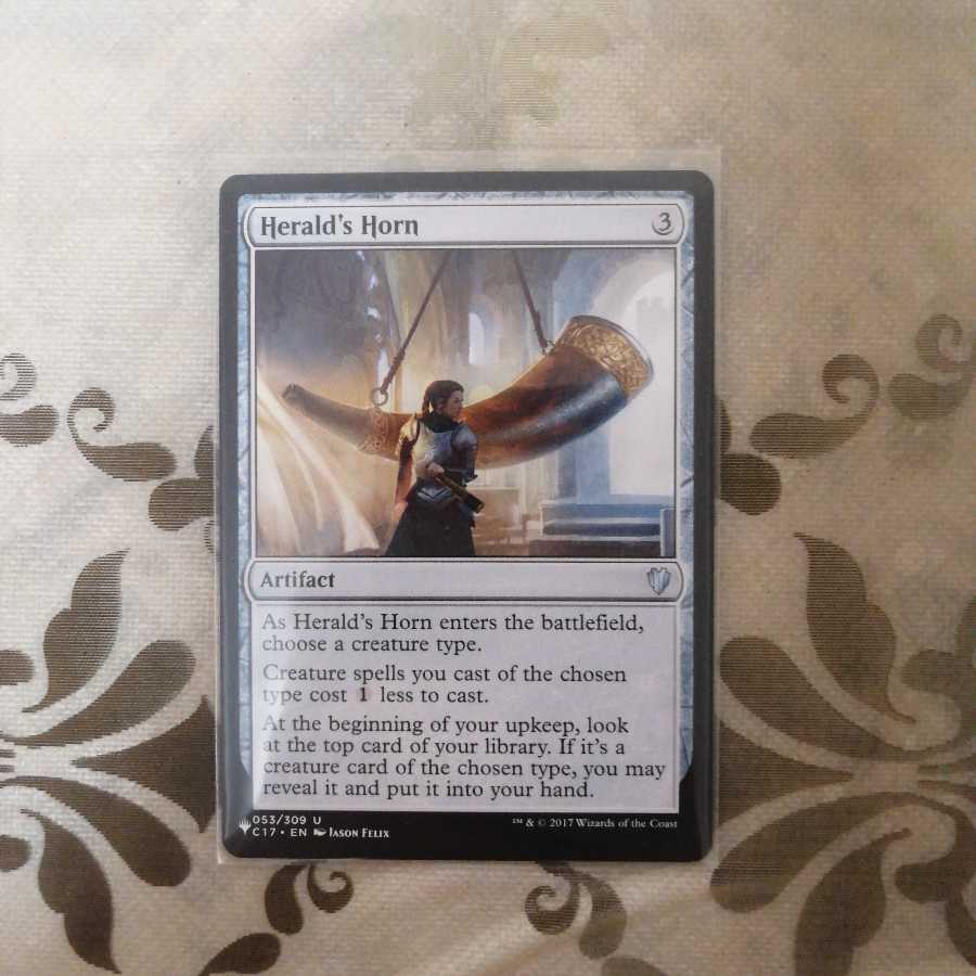 通報の角笛(Herald's Horn) アンコモン1枚(商品説明に状態説明有)