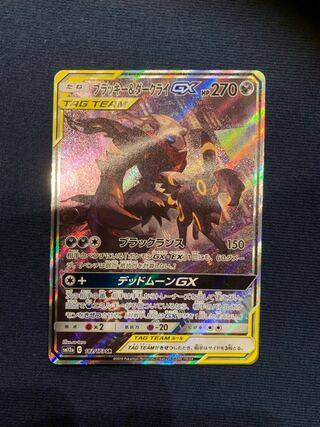 カケあり ブラッキー&ダークライGX SA 182/173SR