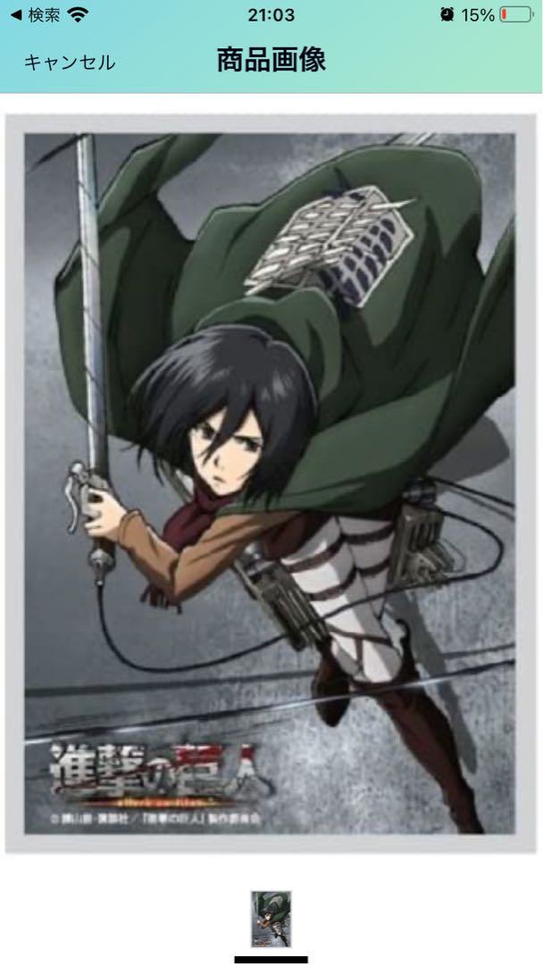 ミカサ　スリーブ