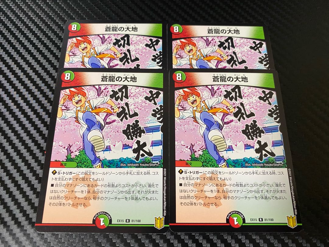 蒼龍の大地 4枚セット