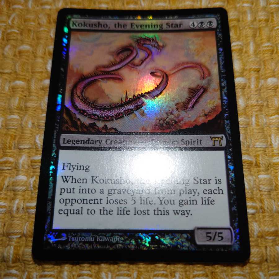 【Foil】夜の星、黒瘴[CHK]