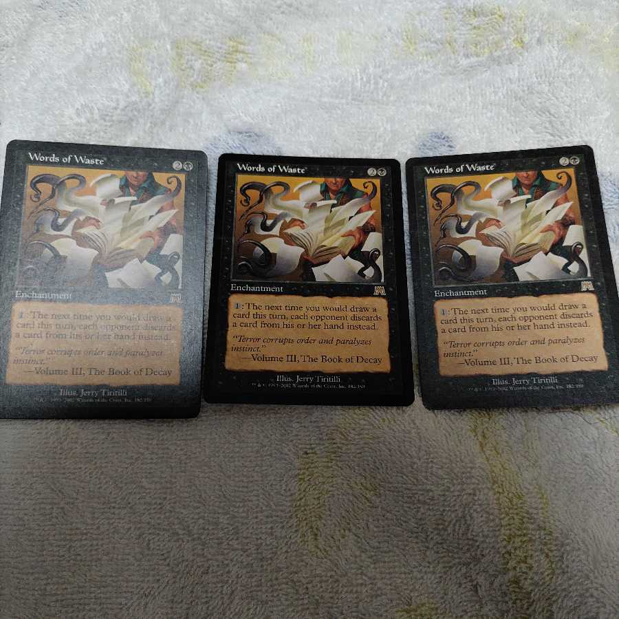 MTG 荒廃の言葉　英語3枚セット