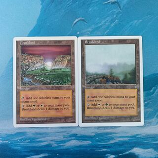 ★ MTG 2 sheets Brushland