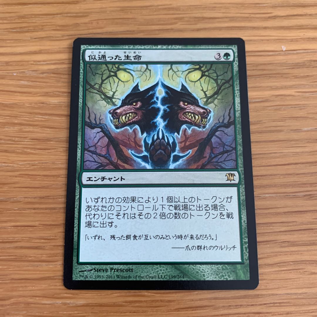 似通った生命　日1枚