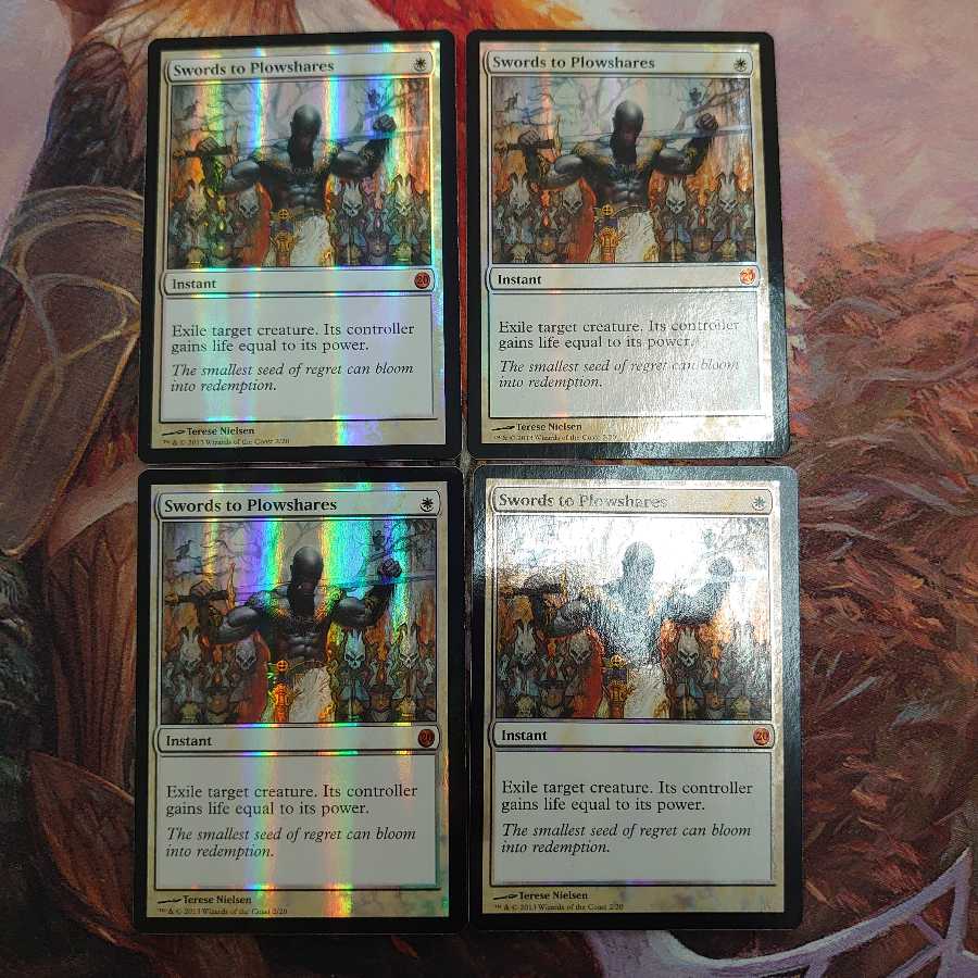 剣を鍬に FtV Foil 4枚セット