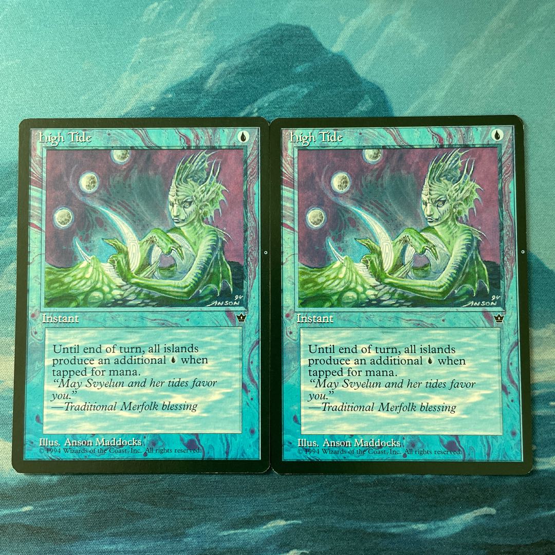 ♢ MTG 2枚 High Tide  2枚