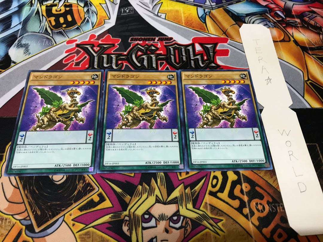 マンドラゴン ノーマル 3枚セット てら