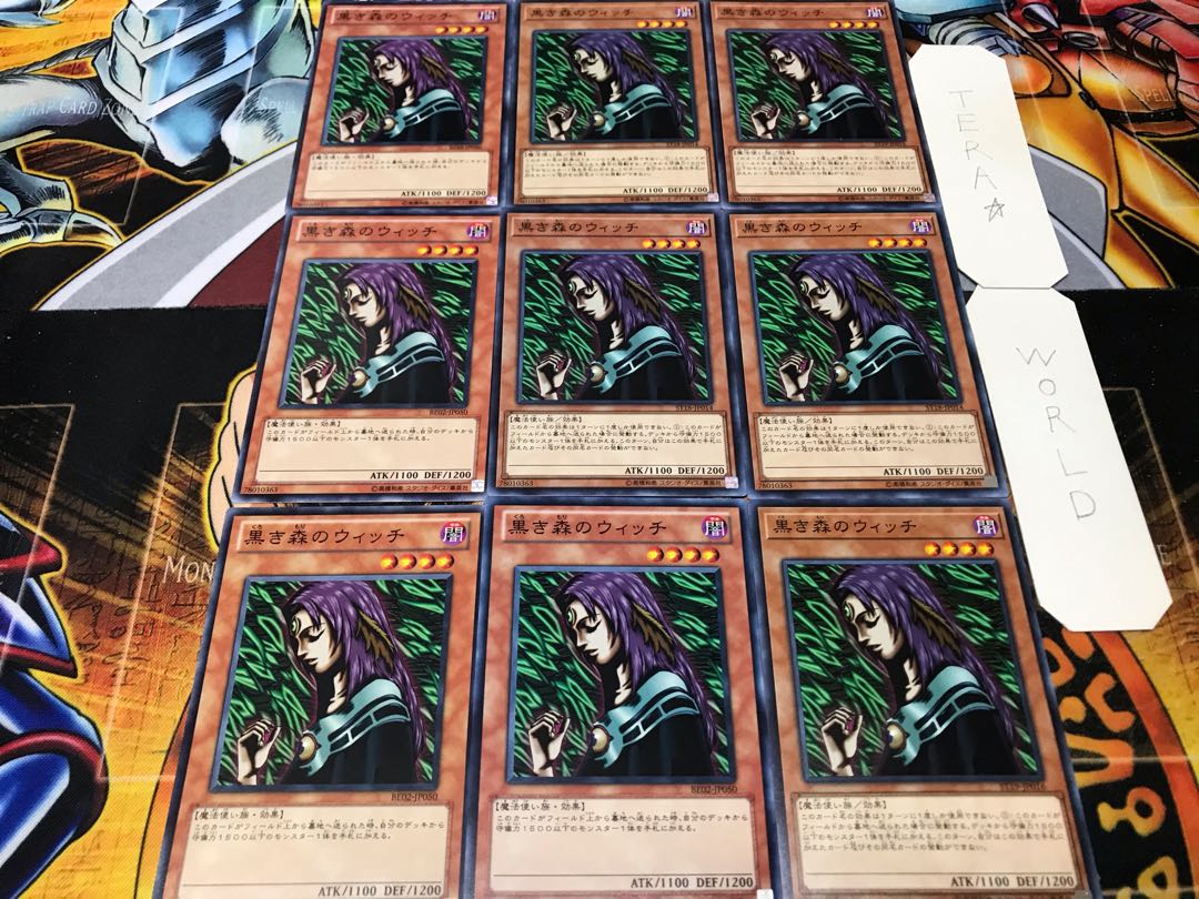 黒き森のウィッチ ノーマル 9枚セット てら
