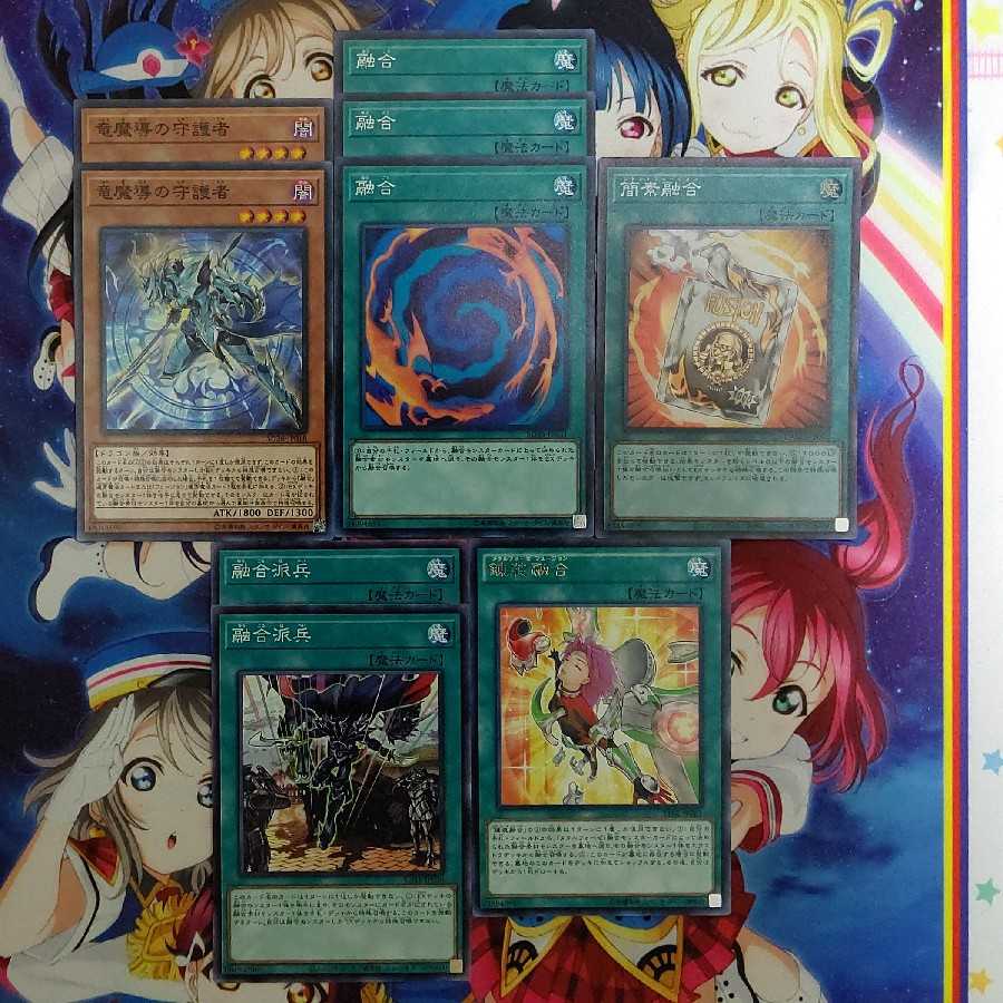竜魔導の守護者と融合魔法9枚詰め