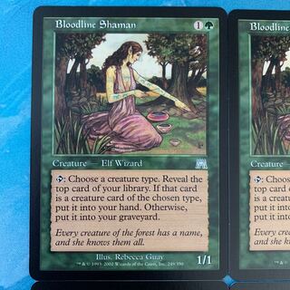 MTG 4 cards Bloodline Shaman 4枚