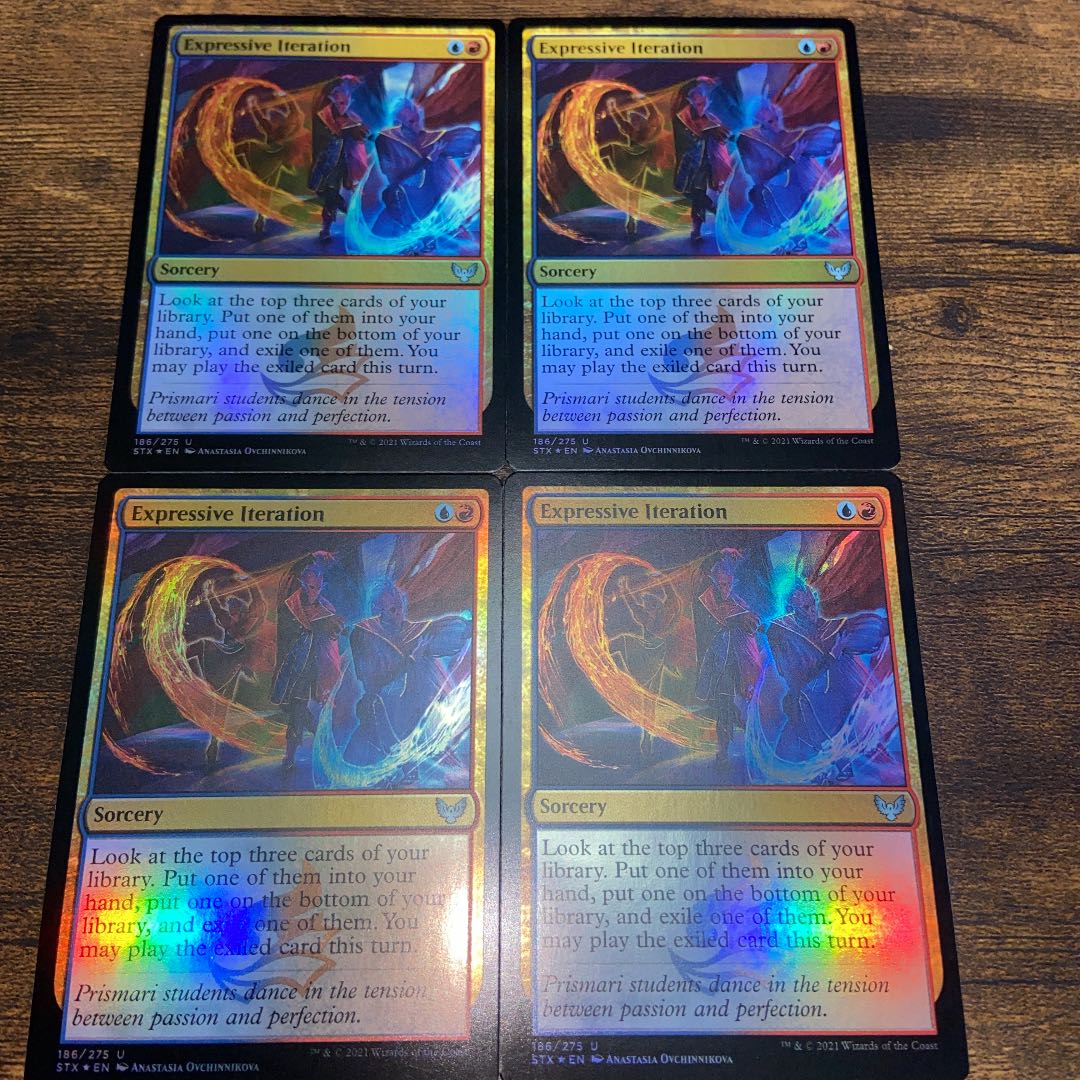 表現の反復　4枚セット　foil