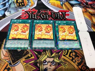 紅蓮の炎壁 デュエルターミナル 3枚セット てら