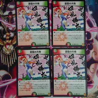 4枚 蒼龍の大地