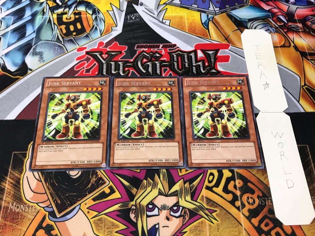 English Junk Servant rare, set of 3 Tera.