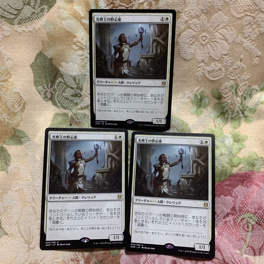 光輝王の野心家　3枚セット