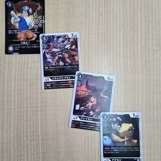 プロモ　八神太一　メタルグレイモン　グレイモン　アグモン　4枚セット　デジモン 4枚