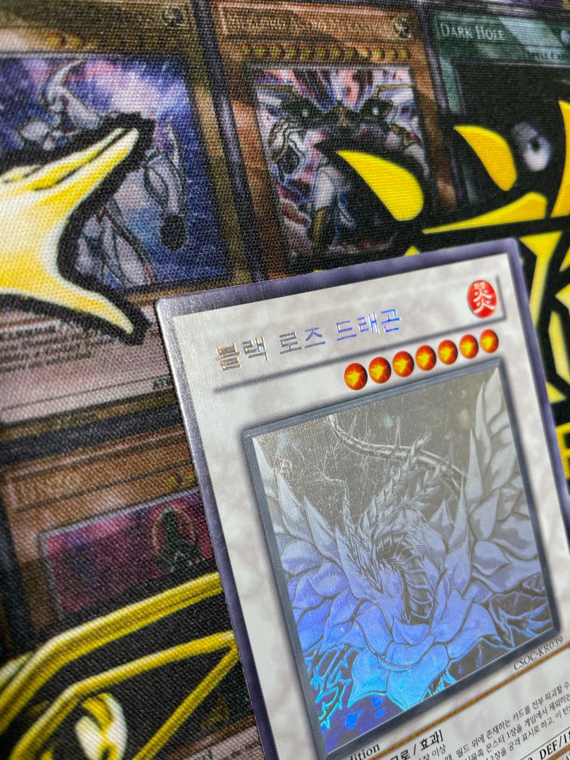 遊戯王 ブラックローズドラゴン ゴースト 韓国 1st