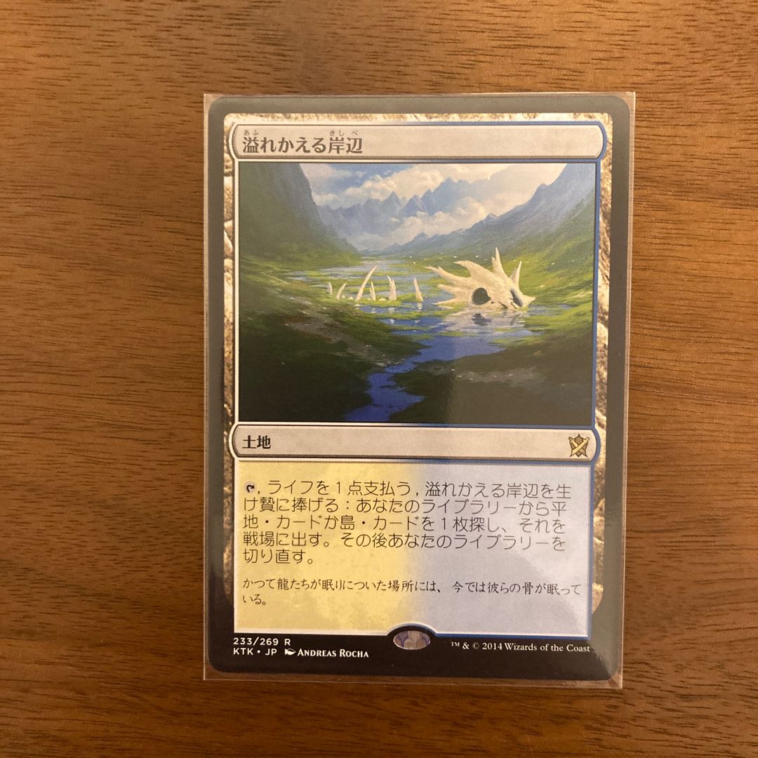 溢れかえる岸辺