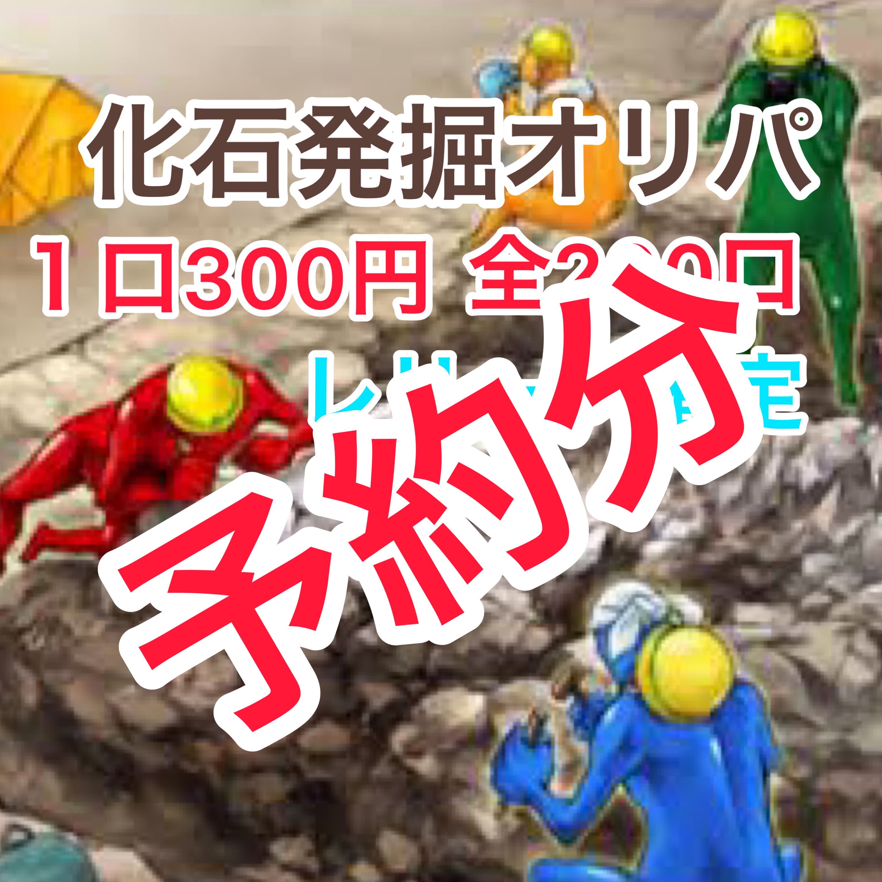 サブ@リピーター様専用　化石発掘オリパ　20口分 1枚