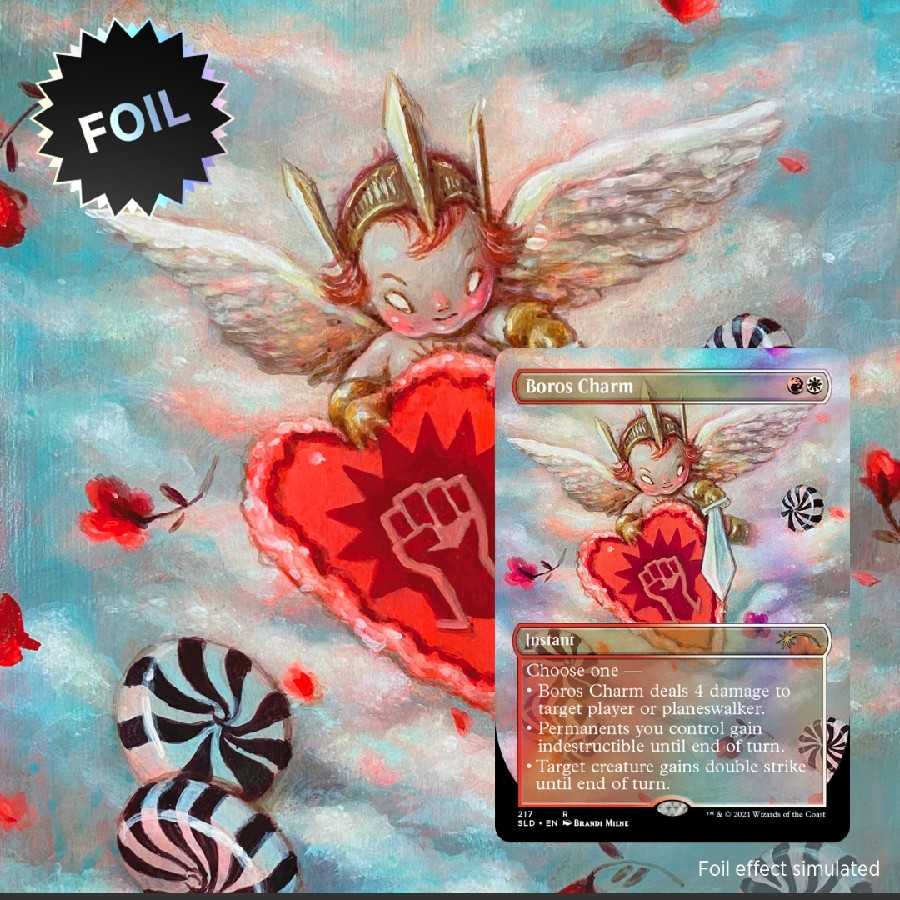 secret lair Valentine's Day 2021 foil