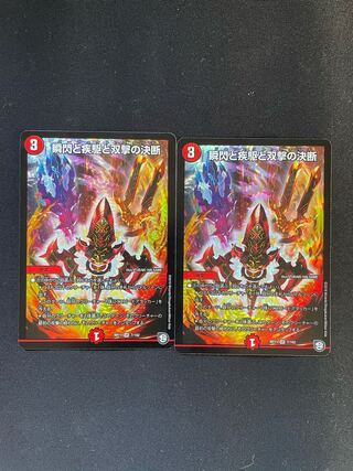 瞬閃と疾駆と双撃の決断