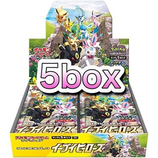 ポケモンカード　イーブイヒーローズ　拡張パック　5BOX