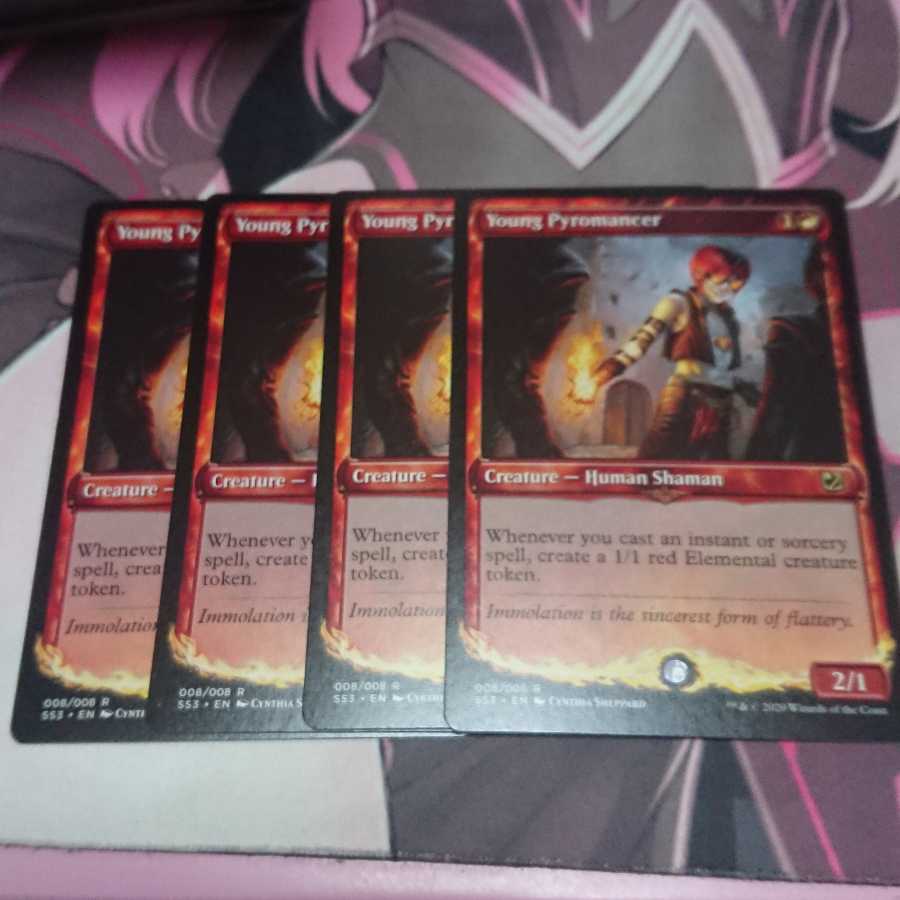 若き紅蓮術士 4枚