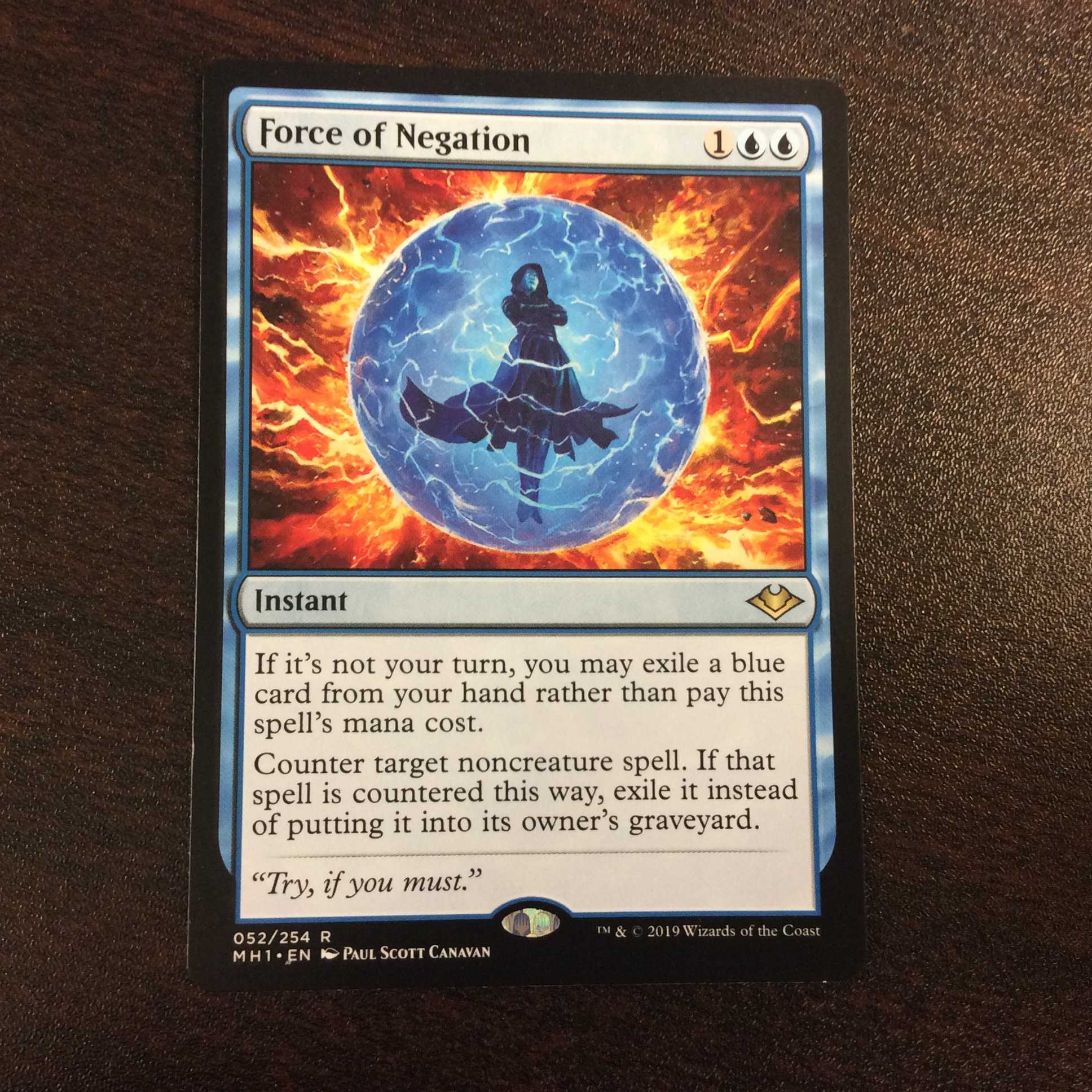 （微キズ）否定の力　Force of Negation　R　052/254