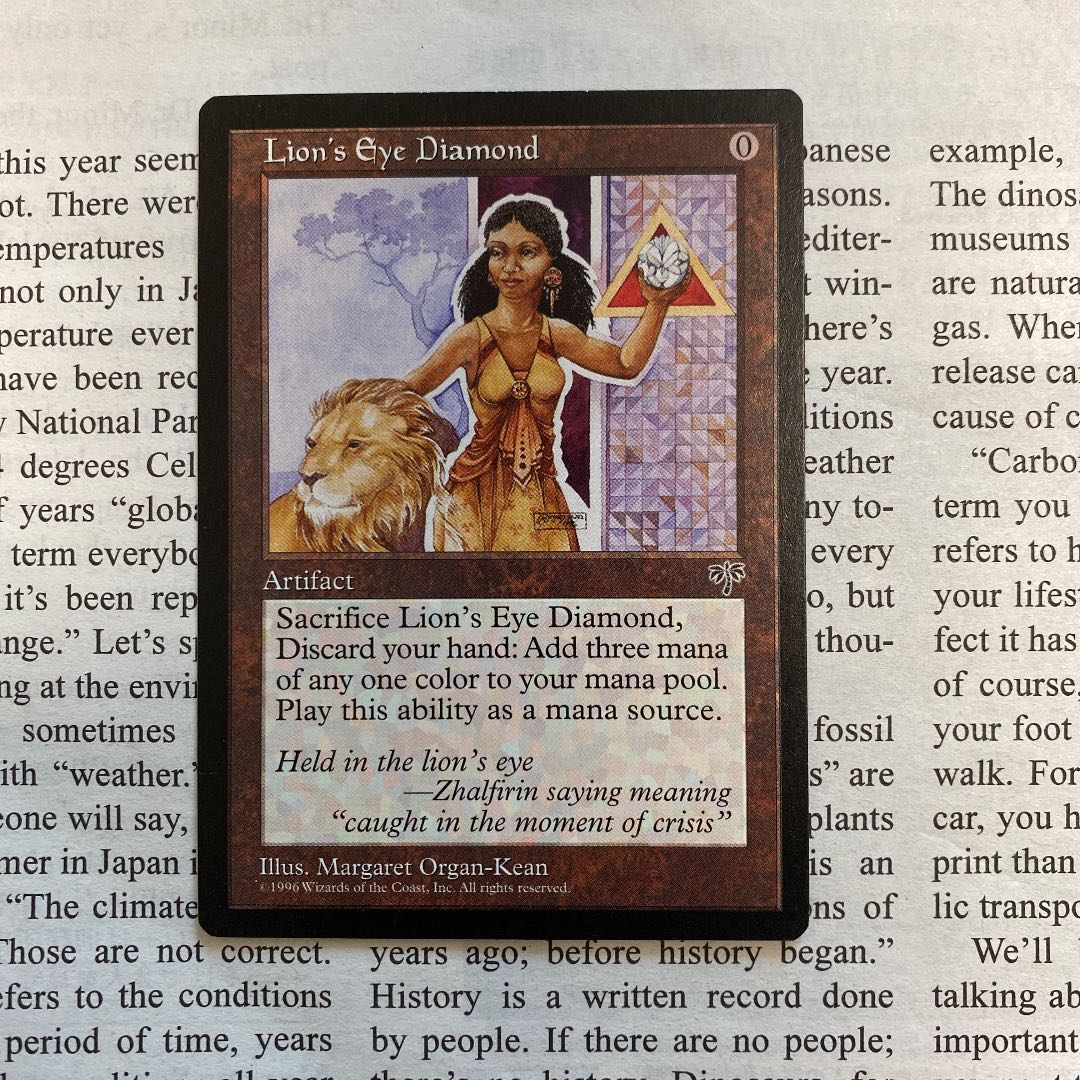 MTG Lion's Eye Diamond Lion's Eye Diamond