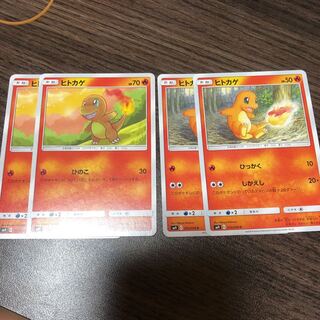 ヒトカゲ 2種4枚