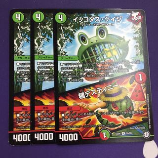 イッコダス・ケイジ｜種デスティニー R 3枚