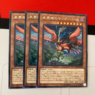 遊戯王　未界域のサンダーバード レア　3枚セット　特価品
