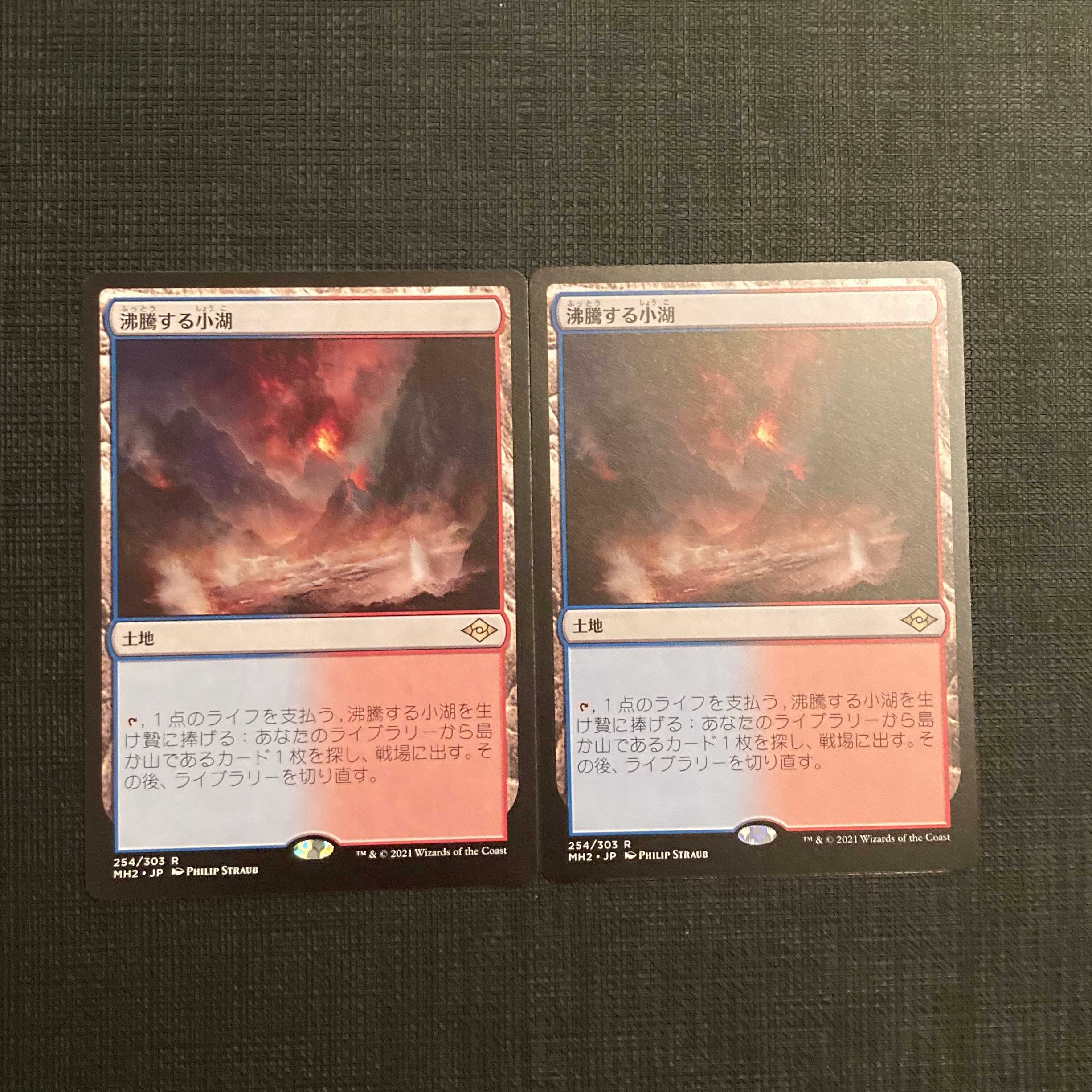 MH2【沸騰する小湖】日本語 2枚セット