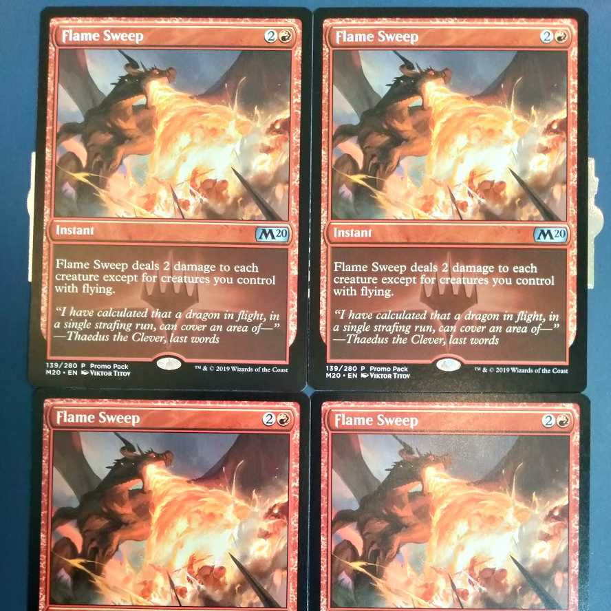 MTG 炎の一掃/Flame Sweep [PRM] プロモ 英語4枚