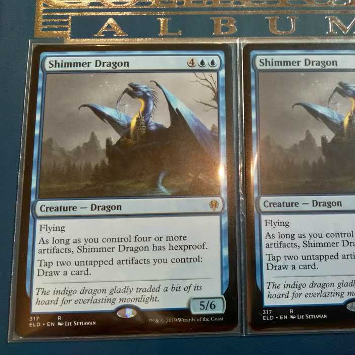 MTG 煌めくドラゴン/Shimmer Dragon [ELD] 英語2枚