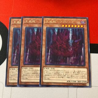 遊戯王　天威龍-ヴィシュダ レア　3枚セット　特価品