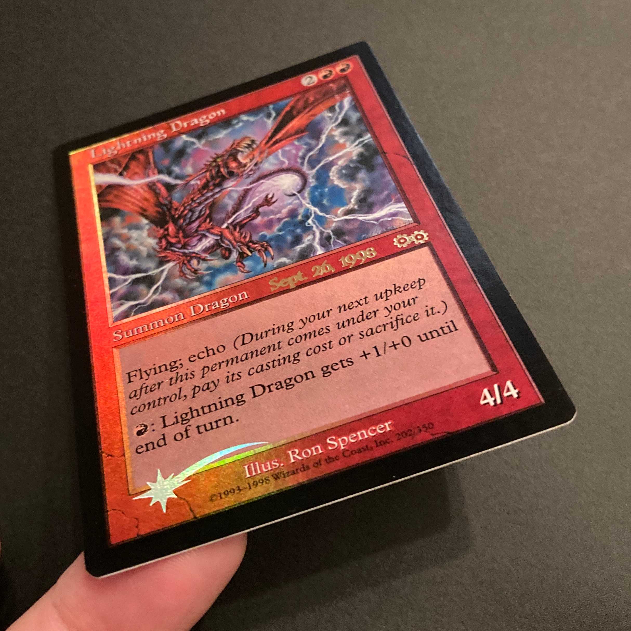 PRM [Lightning Dragon] English Old Frame Foil
