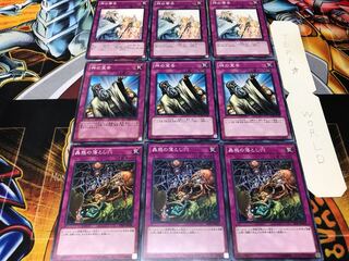 蟲惑の落とし穴 神の宣告 神の警告 ノーマル 各3枚セット まとめ