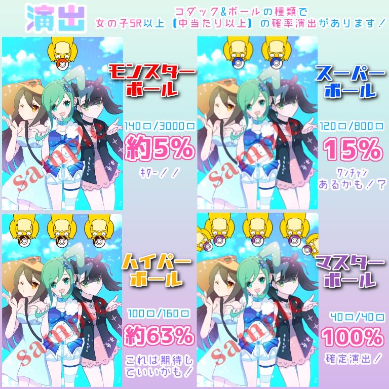 【ココア様専用22口分】★1口¥500★演出アリ★『狙え!女の子オリパ』