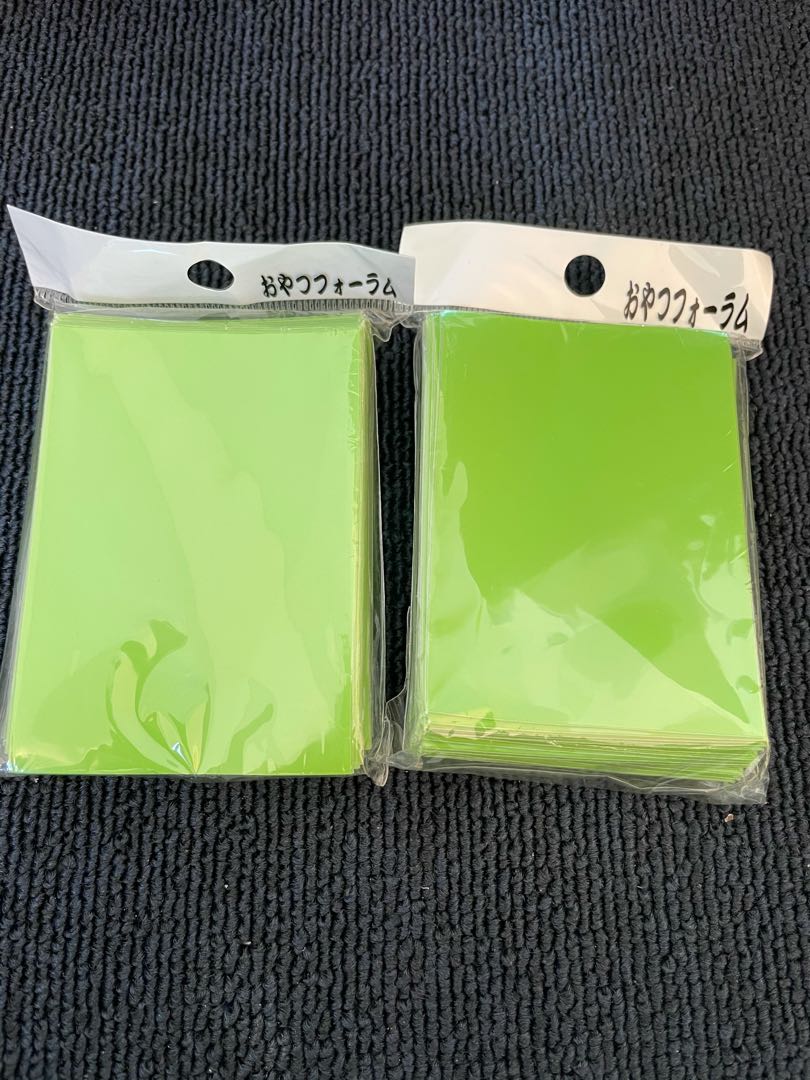 おやつフォーラム スリーブ 未使用品 黄緑 2つ
