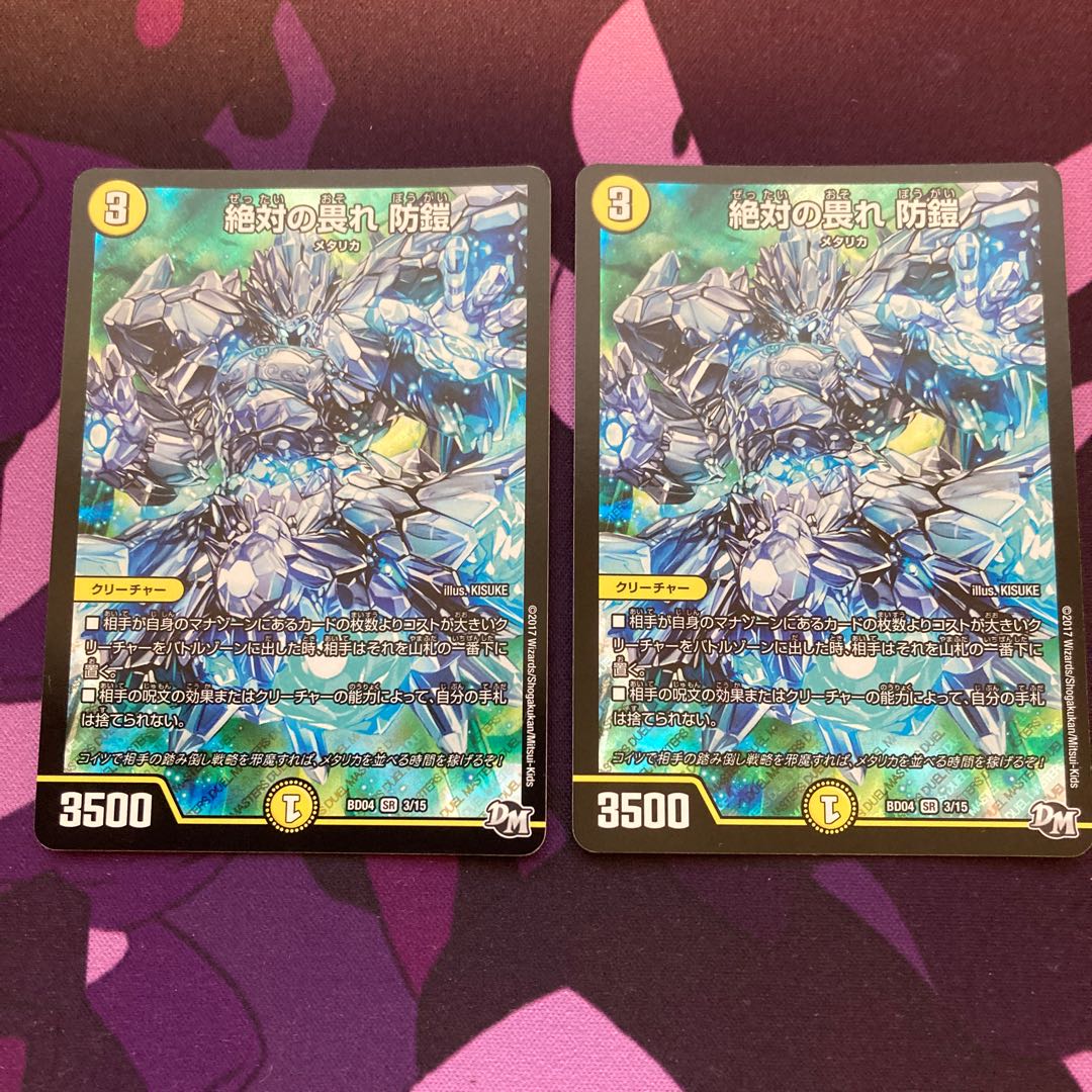 絶対の畏れ 防鎧2枚セット