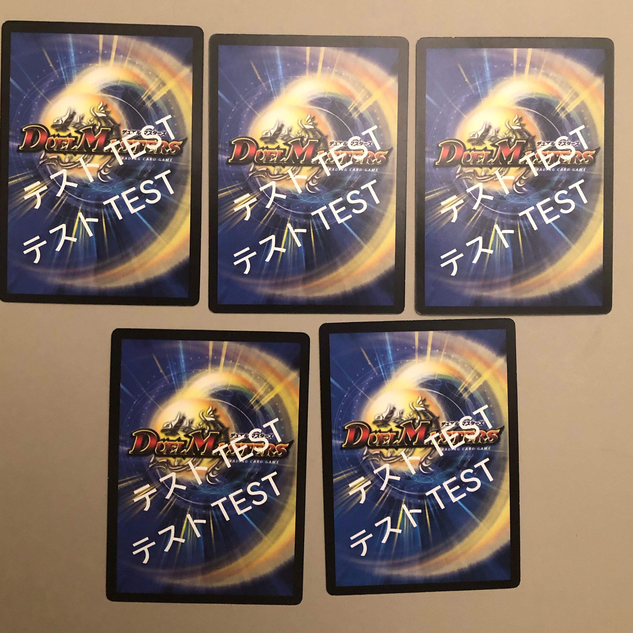 6/20まで【韓国版】テストカード 5色 セット TEST Normal