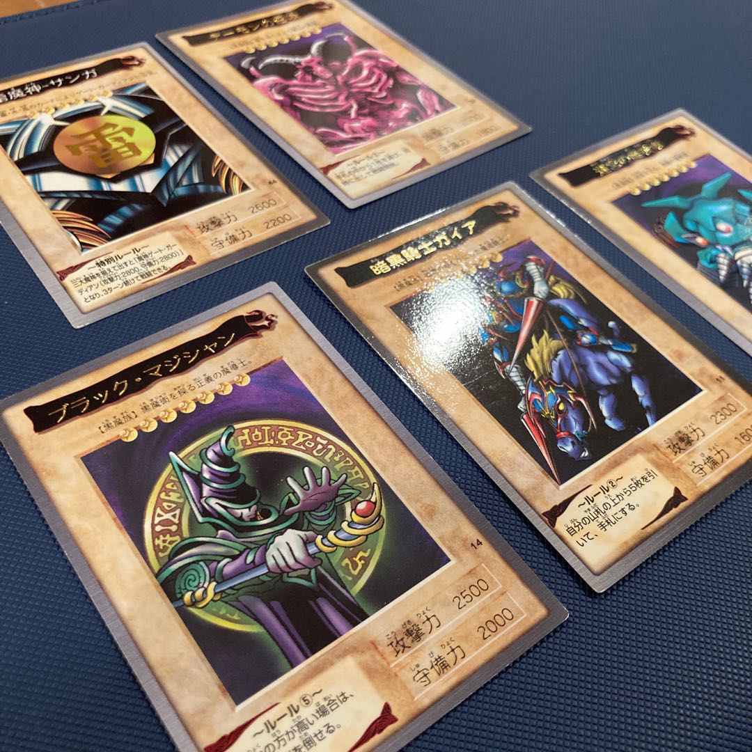 ブラックマジシャン　デーモンの召喚　他合計5枚セット　バンダイ版　