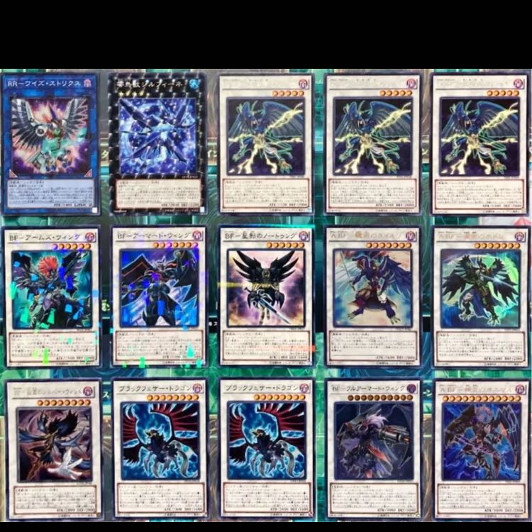 遊戯王 BF デッキ 本格構築 スリーブ付 シムーン ブラックフェザー