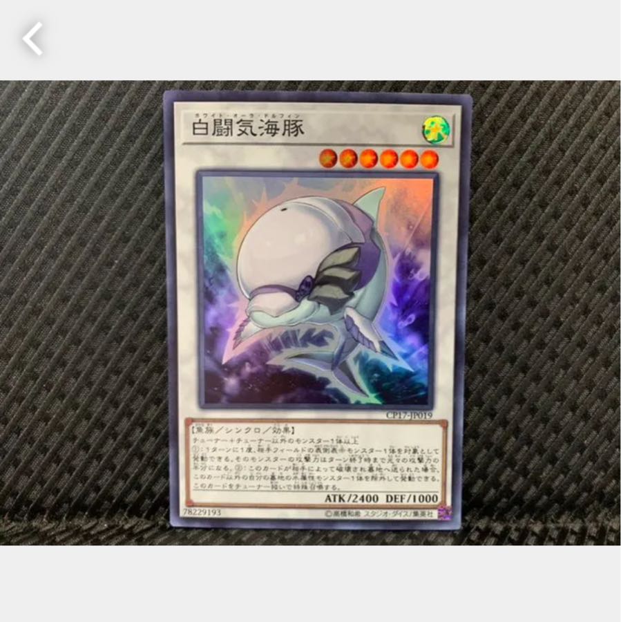 【ぽぽたん】遊戯王 987 白闘気海豚 スーパー